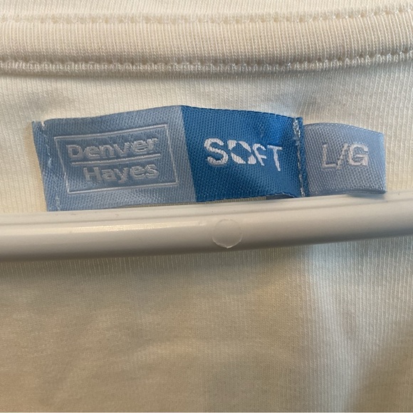 Denver Hayes large ‘soft’ Cream Sleeveless Tank Top - Picture 8 of 8